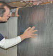 installation steps for crawl space insulation in a crawl space in Colstrip