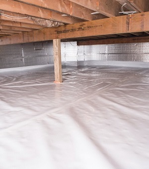 Installed crawl space insulation in Crow Agency