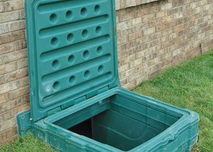 lockable crawl space access door installed in Miles City