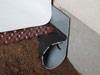 French Drain or Drain Tile system installed in a Montana crawl space