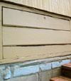 an old-fashioned crawl space door in Absarokee about to be replaced