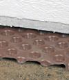 crawl space insulation installed in Shepherd over our extra large drainage matting