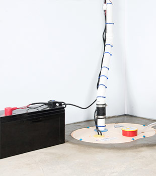 A sump pump installed in Lame Deer by ProSeal Basement Systems