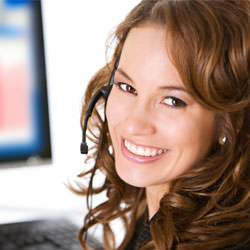 A basement waterproofing customer service specialist in Hardin scheduling an appointment.