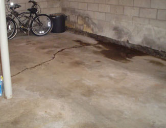 basement floor crack repair system in Montana