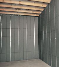Thermal insulation panels for basement finishing in Miles City, Montana