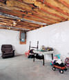 CleanSpace® basement wall vapor barrier installed in Ballantine