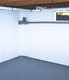 Miles City, MT wet basement wall covering that tucks into a perimeter drainage system