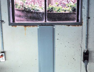 Repaired waterproofed basement window leak in Lewistown