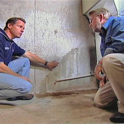 creating a basement waterproofing system with contractors in Huntley